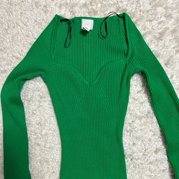 H&M green long dress - Picture 2 of 4